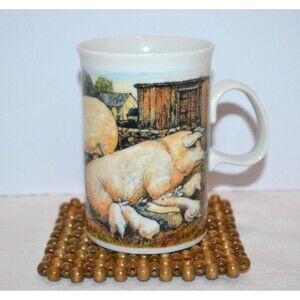 Vintage Scotland Stoneware Ennerdale by Jack Dadd Roaming Pigs